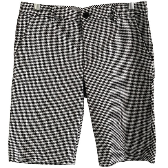LAUREN Ralph Lauren Women’s Houndstooth Bermuda Shorts Size 4 - Picture 1 of 12